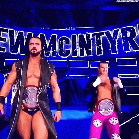 Tag Team Drew Mcintyre Dolph Ziggler GIF