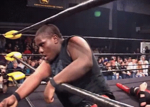Tag Team Fan Helping Out Wwf GIF