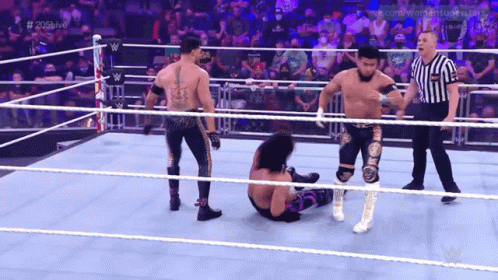 Tag Team Legado Del Fantasma Body Slam GIF