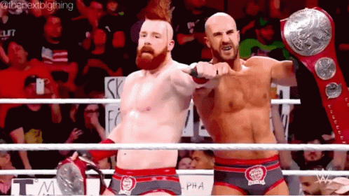 Tag Team Sheamus And Claudio Castagnoli GIF