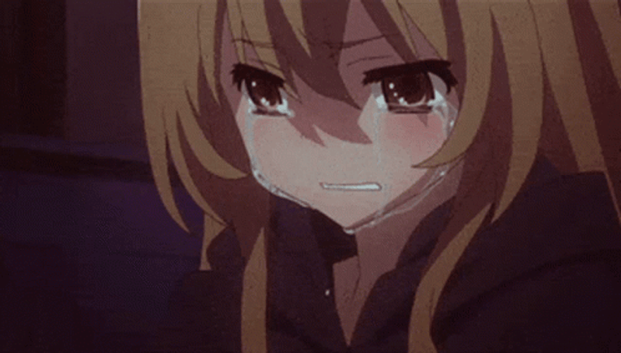 Taiga Aisaka Toradora Anime Cry GIF