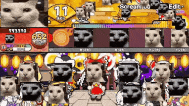 Taiko No Tatsujin Canny Cat Gif GIF
