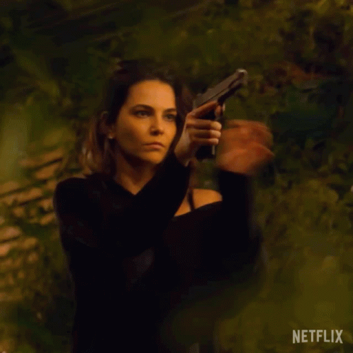 Taina Muller Draw Gun GIF