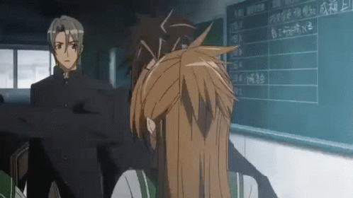 Takashi Komoro Slap Highschool Of The Dead GIF