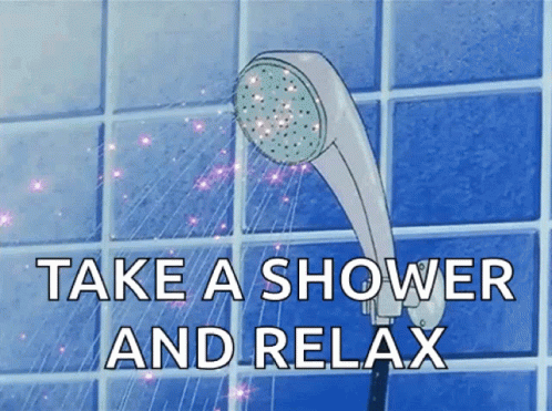 Take A Shower And Relax Anime GIF