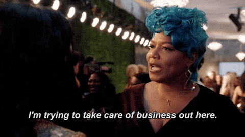 Take Care Of Business Queen Latifah GIF