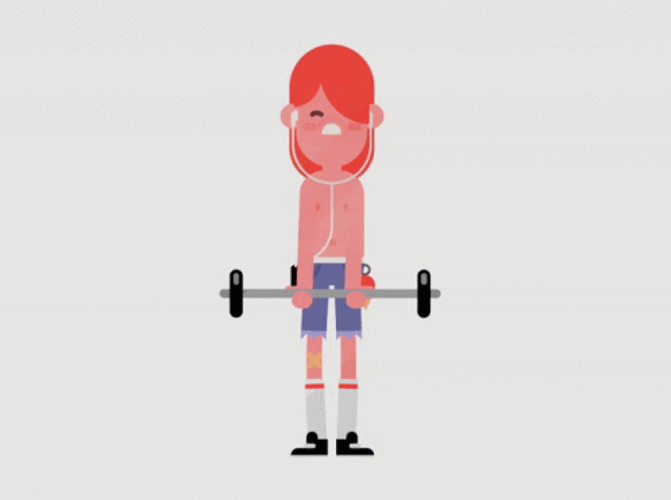 Take It Easy Hammer Curls GIF