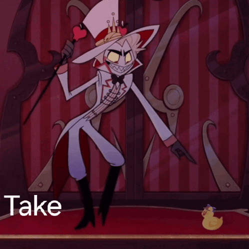 Take That Lucifer Hazbin Hotel GIF