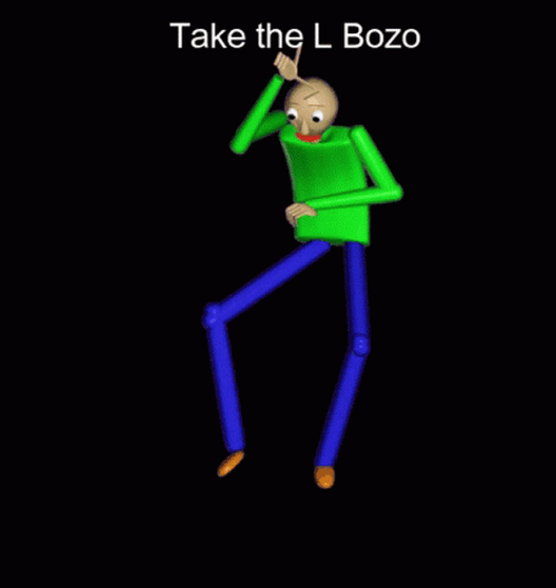 Take The L Baldi Dance GIF