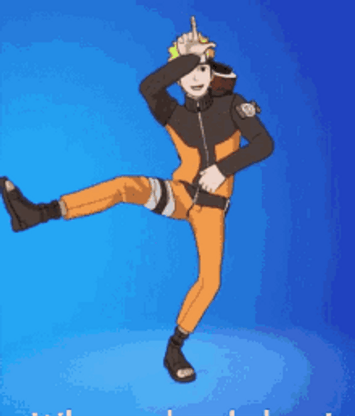 Take The L Loser Fortnite Dance Naruto Anime GIF