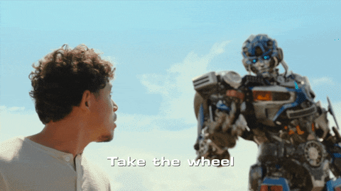 Take The Wheel Transformers Rise Of The Beasts GIF