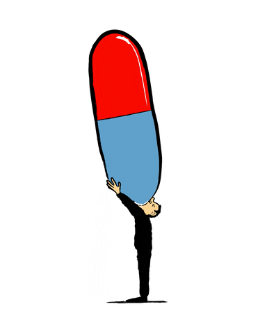 Taking A Big Medicine GIF