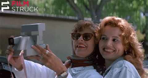 Taking A Selfie With Bestie GIF