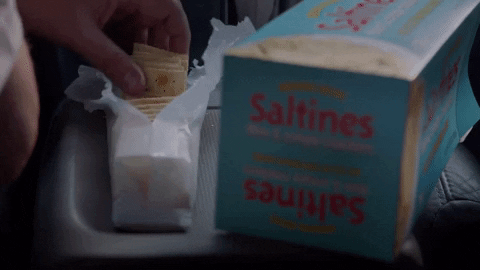 Taking Crackers In Batches GIF