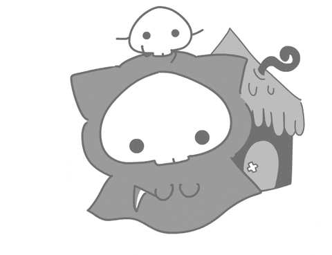 Taking Off Grim Reaper Costume GIF