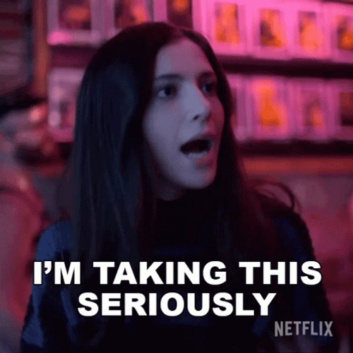 Taking This Seriously GIF