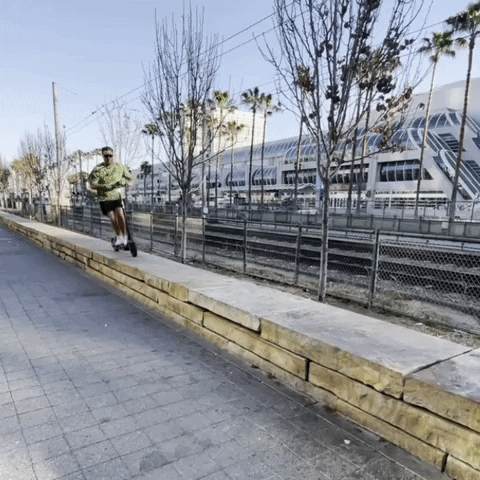 Talented Guy Scooter Exhibition GIF