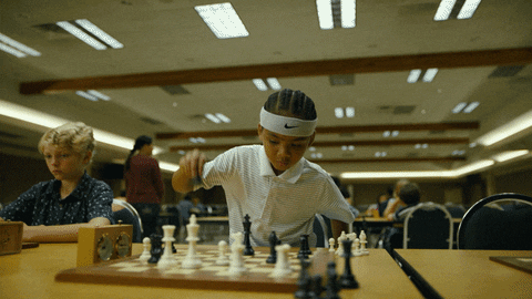 Talented Kid Chess Player Game Over GIF