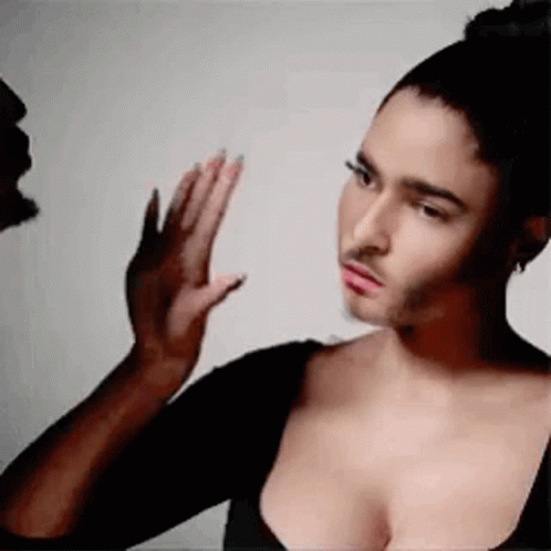 Talk To The Hand Man GIF