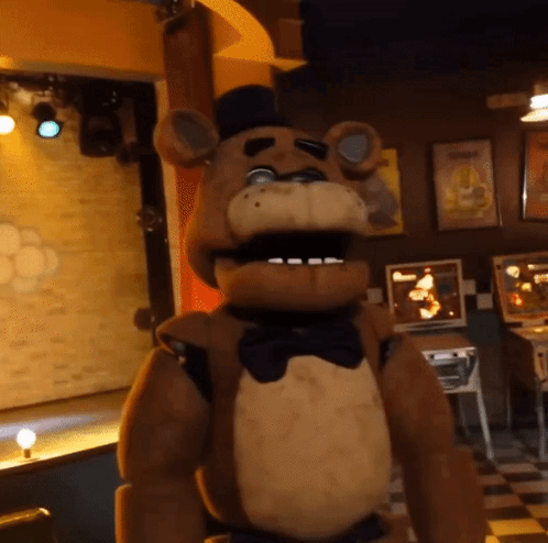 Talkative Golden Freddy GIF