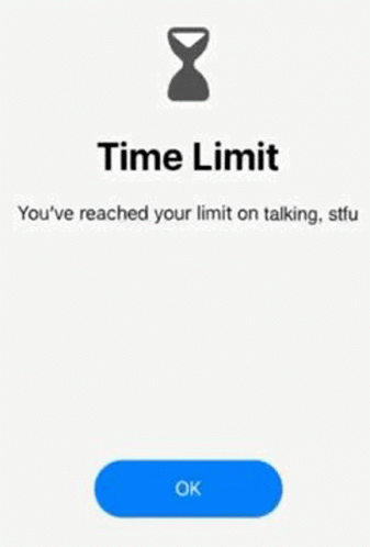 Reached The Limit Time On Talking GIF