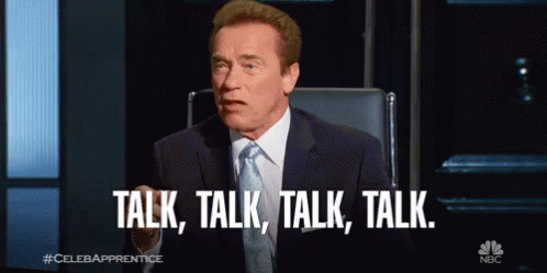 Arnold Schwarzenegger Talking GIF