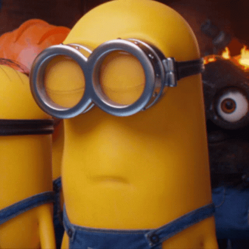 Minion Hates Talking GIF
