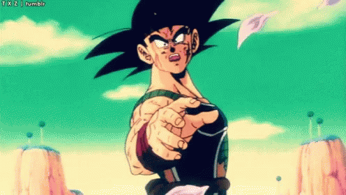 Talking Bardock GIF