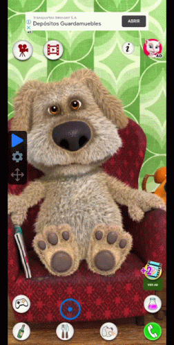 Talking Ben Adorable Home Screen GIF