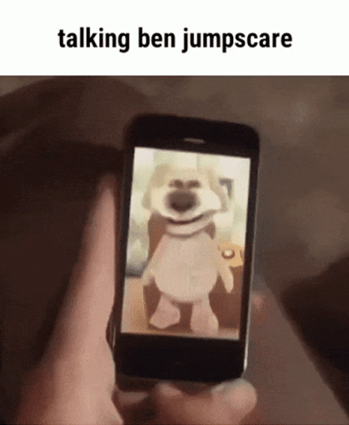 Talking Ben Coming Out Of Screen GIF