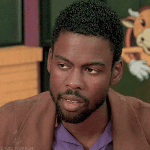 Talking Chris Rock Eye Roll Meme GIF