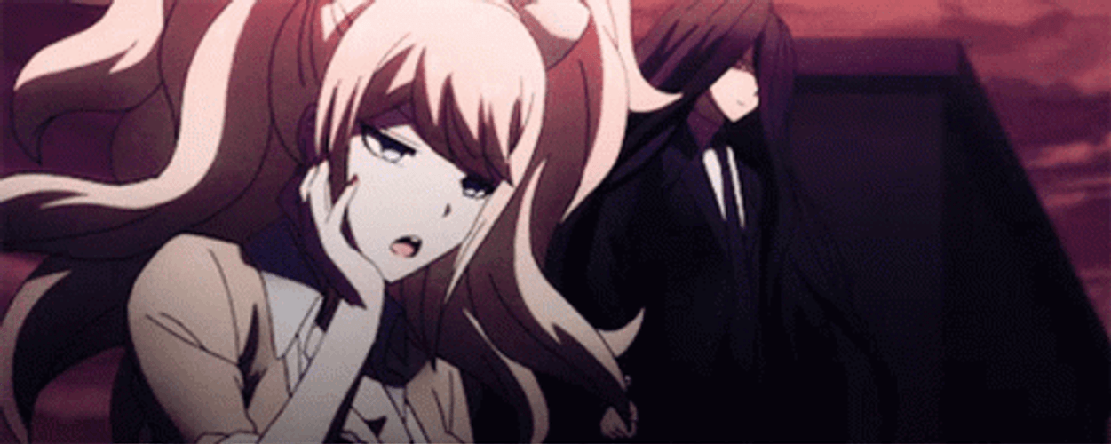 Talking Junko Enoshima GIF