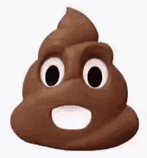 Talking Poop Emoji Opening Mouth GIF
