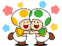 Talking Super Mario Animated Stickers Toad Sticker GIF