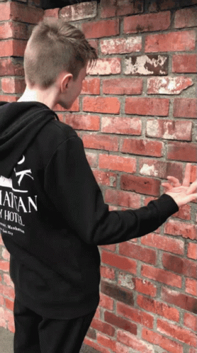 Talking To A Wall Kilian Young Boy GIF