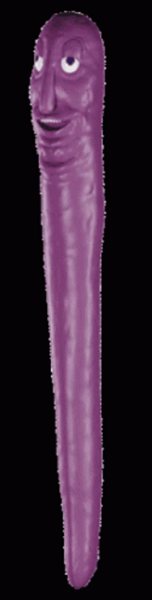Tall Purple Worm GIF