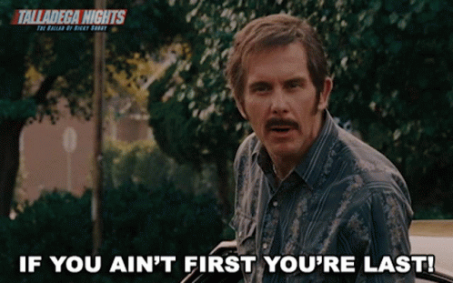 Talladega Nights Movie Poster Man with Mustache