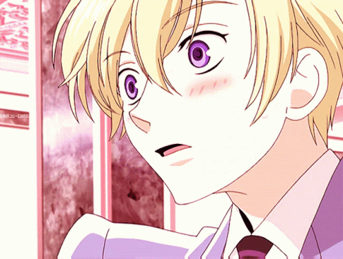 Tamaki Suoh Flustered Ouran High School Host Club GIF