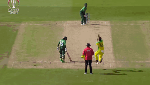 Tamim Iqbal Blocking Ball GIF