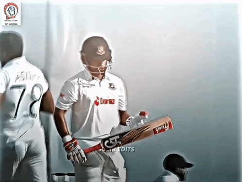 Tamim Iqbal Holding Paddle GIF