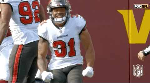 Tampa Bay Buccaneers Antoine Winfield Jr Punching Air GIF