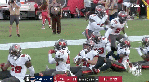 Tampa Bay Buccaneers Doing Row The Boat GIF