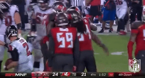 Tampa Bay Buccaneers Helmet Bumping GIF