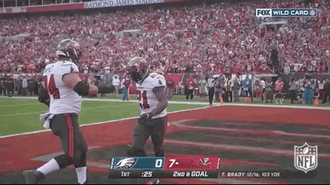 Tampa Bay Buccaneers Ke Shawn Vaughn Touchdown GIF