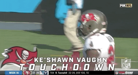 Tampa Bay Buccaneers Keshawn Vaughn Touchdown GIF