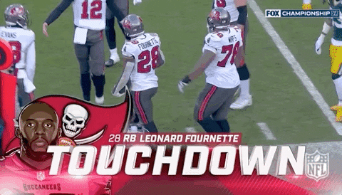 Tampa Bay Buccaneers Leonard Fournette Touchdown GIF