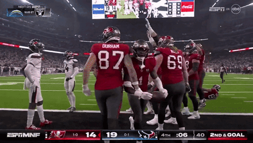Tampa Bay Buccaneers Player Number 7 In Stadium GIF