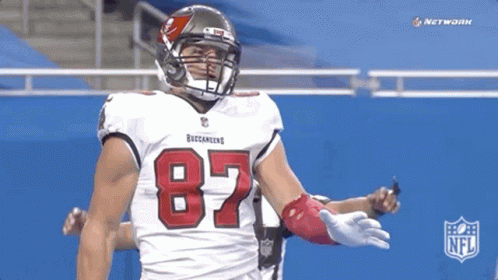 Tampa Bay Buccaneers Rob Gronkowski Robot Dance GIF