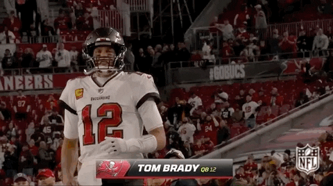 Tampa Bay Buccaneers Tom Brady Punching Air GIF