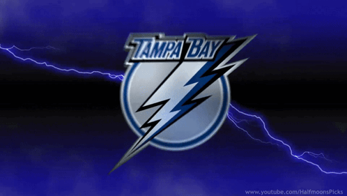 Tampa Bay Lightning Logo with Lightning Bolts